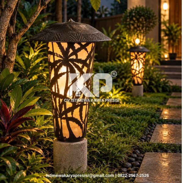 Lampu Taman Handmade Desain Artistik