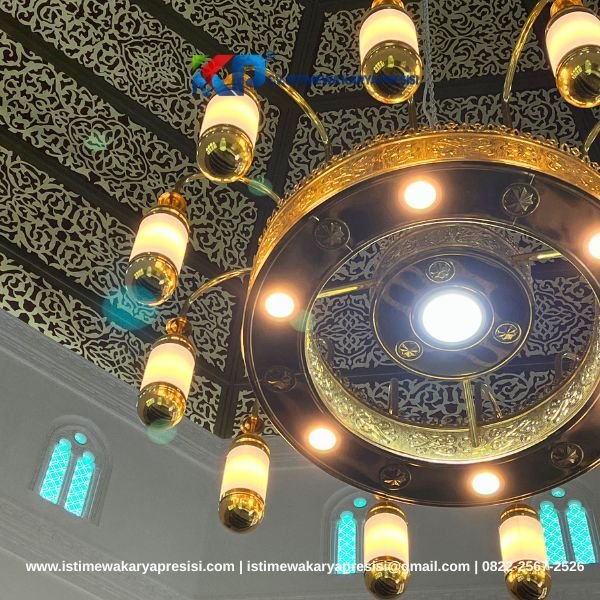 Lampu Gantung Kuningan Desain Klasik