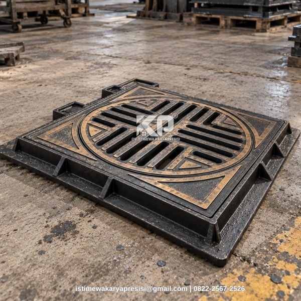 Manhole Cover Besi Cor Kustom