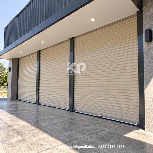 Rolling Door Logam untuk Toko