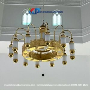 lampu gantung kuningan