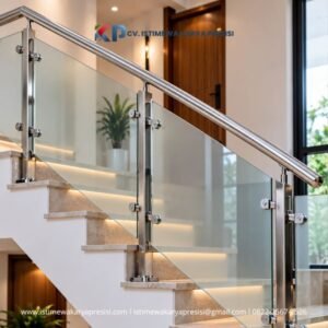 railing tangga stainless